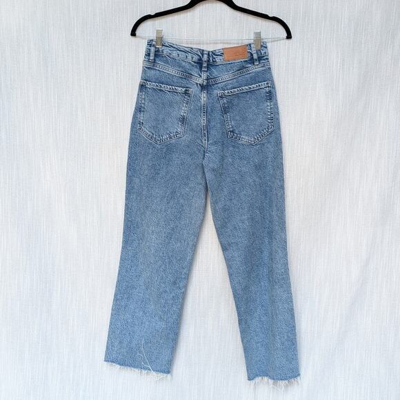 Rails Topanga Straight High Rise Distressed Jeans in Desert Sky, size 26 - Picture 2 of 8